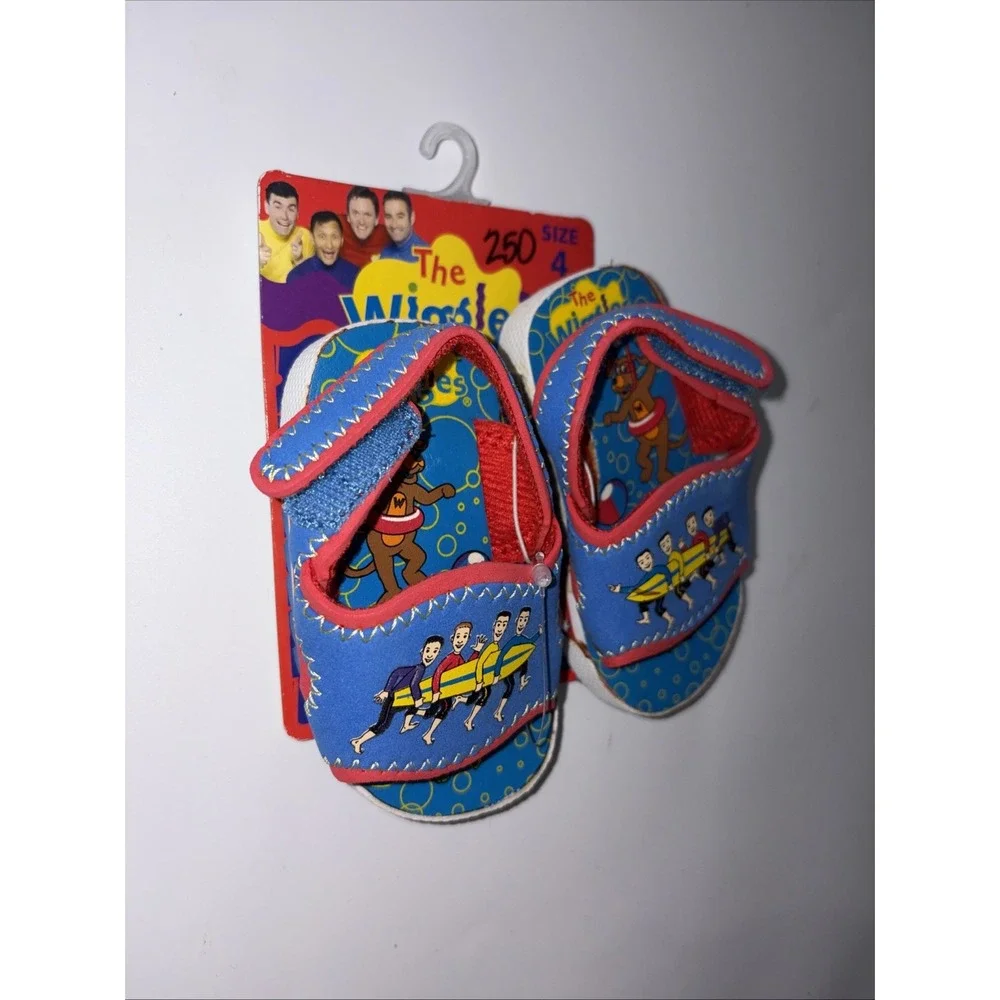 Vintage Baby Sandals The Wiggles Size 4- Deadstock Nwt Prewalk